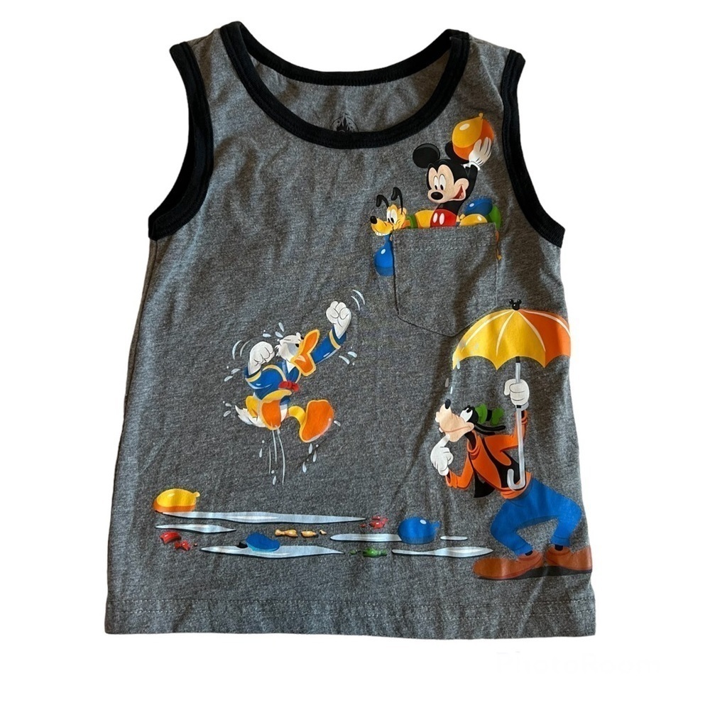 Disney Gray Character Tank Top